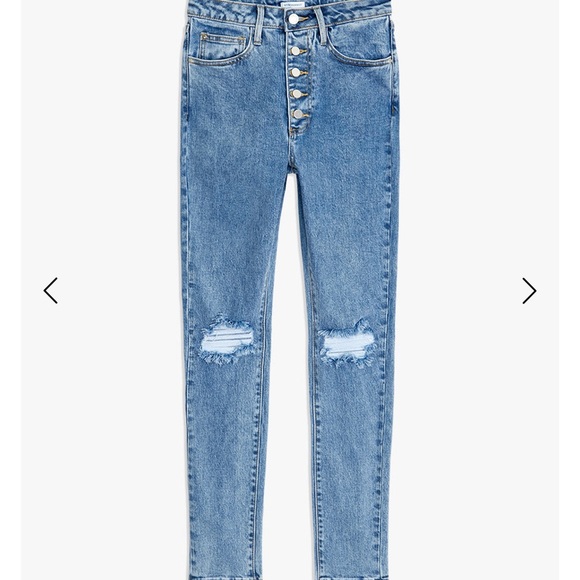 WE WORE WHAT DANIELLE JEANS high rise vintage straight size 25 - Picture 1 of 10